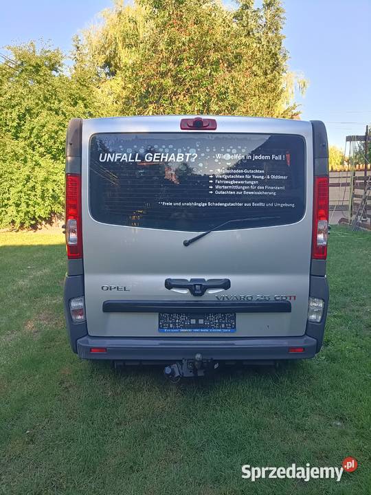 OPEL VIVARO 25 CDTI 9 osobowy LONG Gorzów Wielkopolski