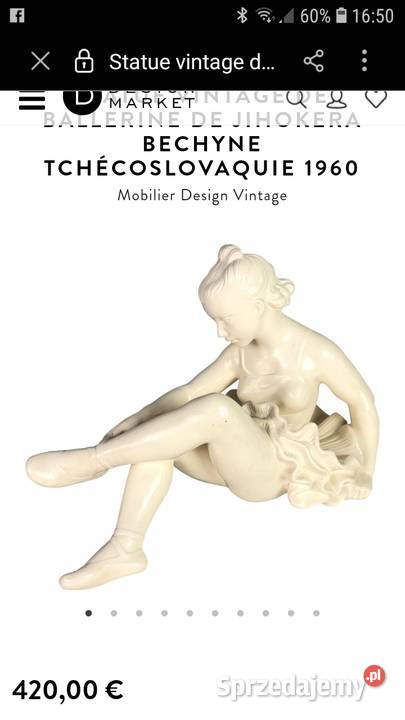 Duża figura baletnicy Jihokera Bechyn Janów Lubelski