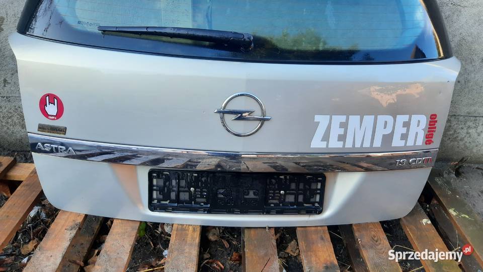 klapa bagażnika Opel Astra H III kombi lak Z167 dolnośląskie Dębno