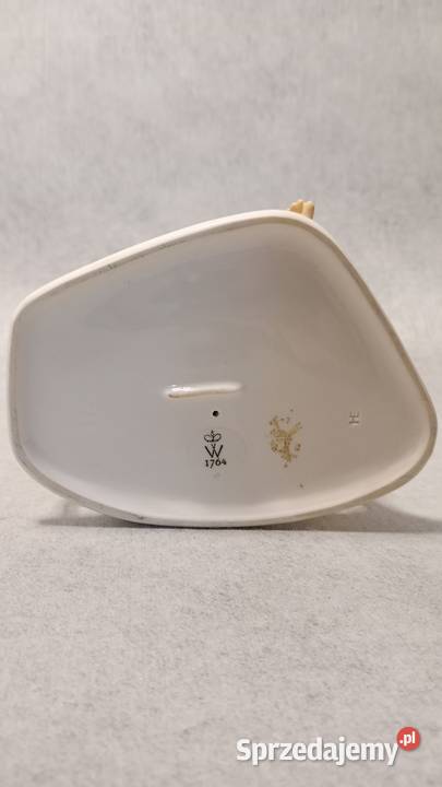 WALLENDORF Dziewczynka z sarną Kolekcjonerski Porcelana i szkło Świnoujście