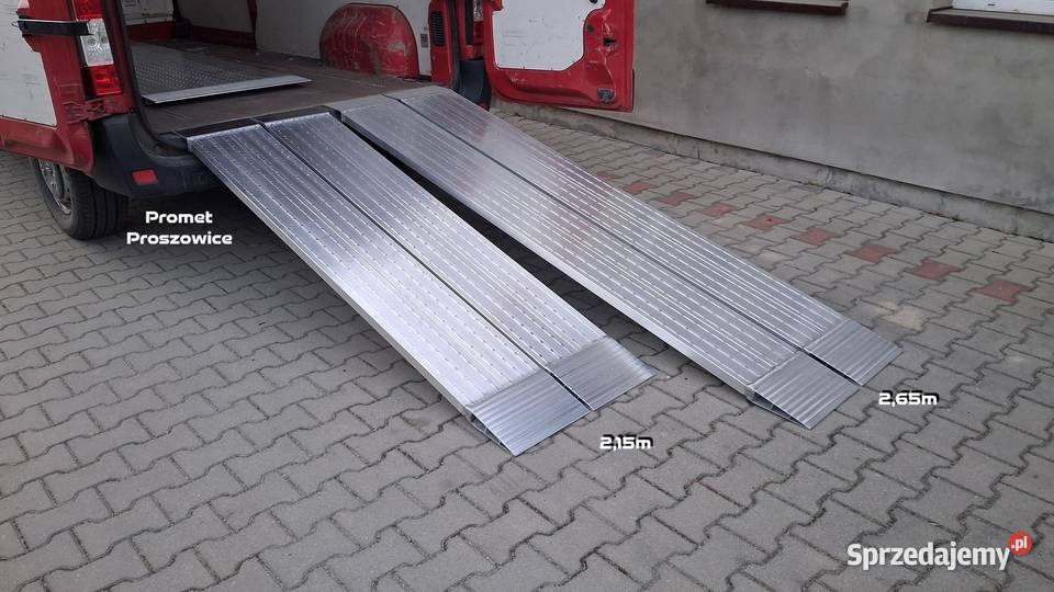 Najazdy Aluminiowe Panelowe Frezowane lekkie do Proszowice sprzedam