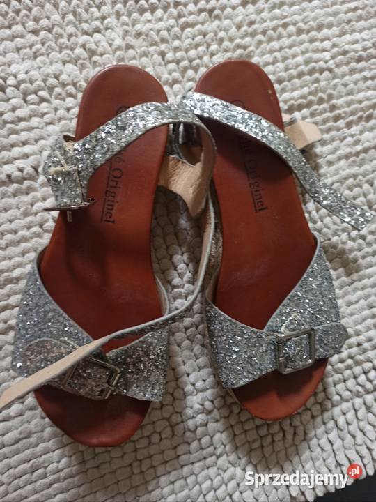 brokatowe sandały inna śląskie Częstochowa