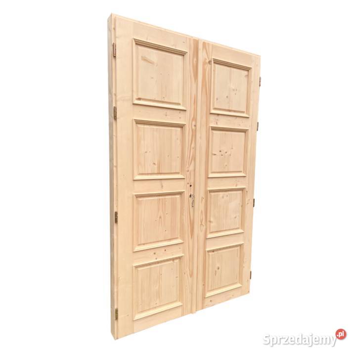 DRZWI DREWNIANE DWUSKRZYDŁOWE LITE 130200 Rzeszów