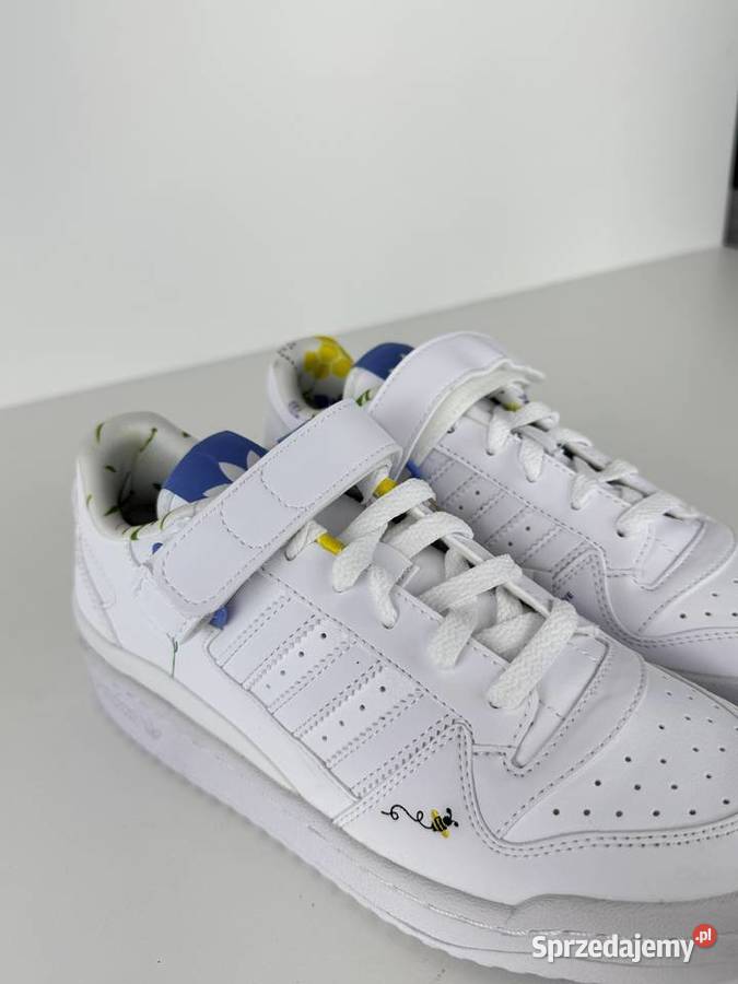 Adidas Forum Low J r38 23 HP6245 białe sneakersy Obuwie sportowe lubelskie Krasnystaw