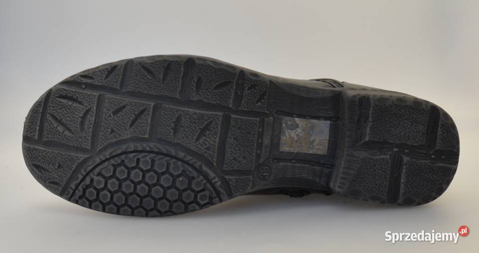 Czarne ocieplane damskie botki rozmiar 38 TB8103 sprzedam