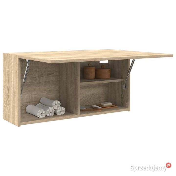 Wisząca szafka łazienkowa dąb sonoma 80x25x40 Dom i Ogród mazowieckie Warszawa