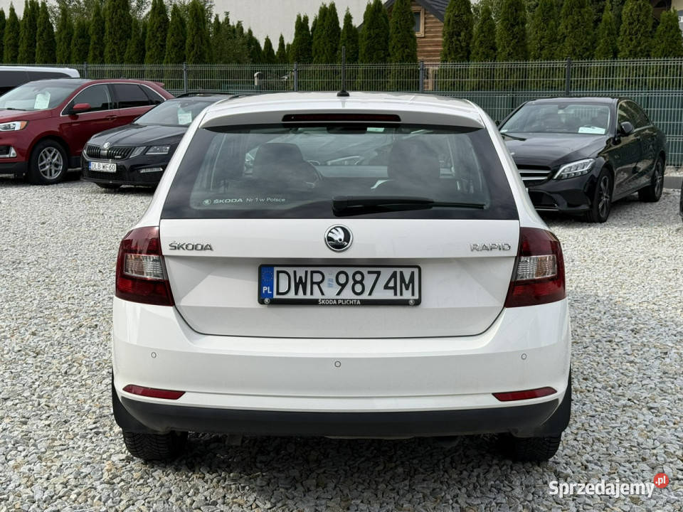 koda RAPID 10TSI 110 2018 Salon Xenon wspomaganie kierownicy Wrocław