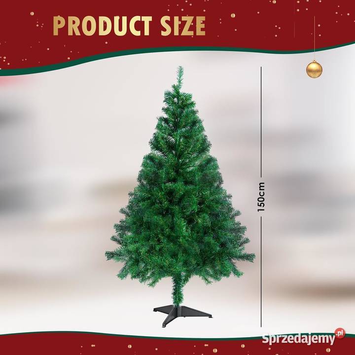 Choinka sztuczna CCLIFE 150 zielona Jadowniki