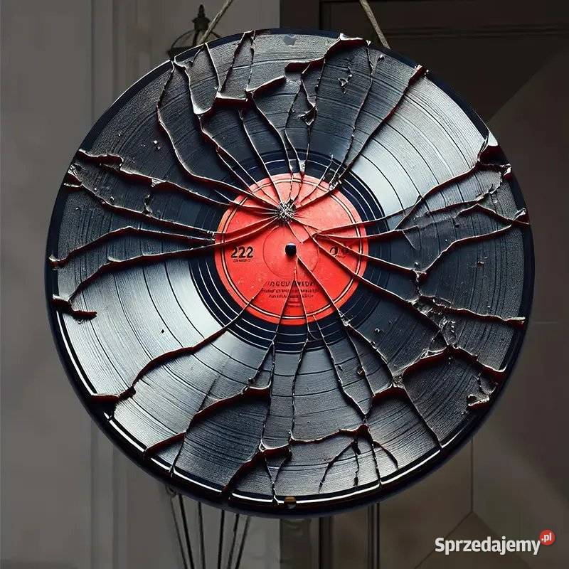 płyta winylowa imitacja jako ozdoba VINTAGE Gramofony Swarzędz