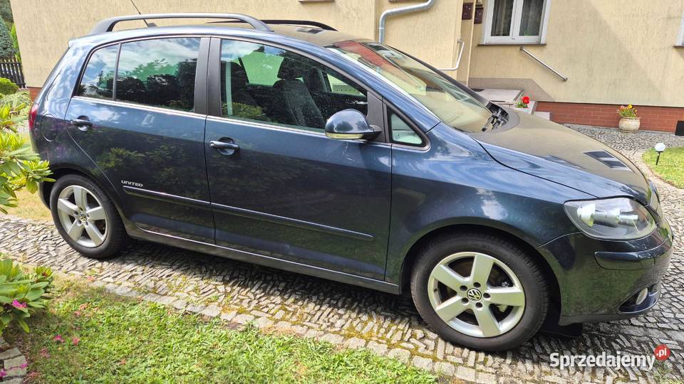 Golf Plus 19 TDI DPF United 2008 uszkodzony przyciemniane szyby Golf Plus lubuskie Żary