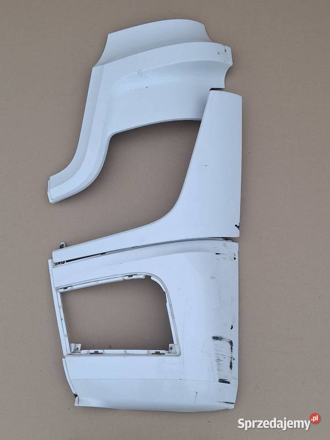 MERCEDES ACTROS MP4 NAROŻNIK ZDERZAKA LEWY Bieleń