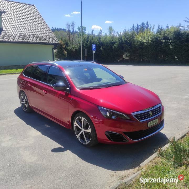 Peugeot 308 SW 20 HDI wersja GT 180 2016 Samochody osobowe Uherce Mineralne