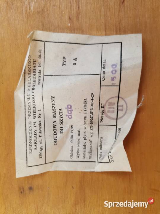 Maszyna do szycia PREDOMŁUCZNIK lubelskie Biała Podlaska