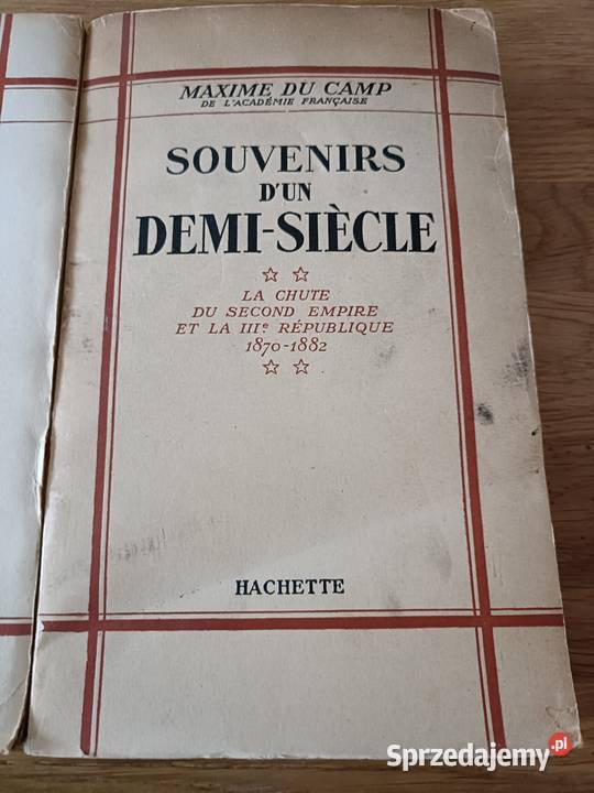 2 Książki Wspomnienia pół wieku JFrancuzki mazowieckie Warszawa