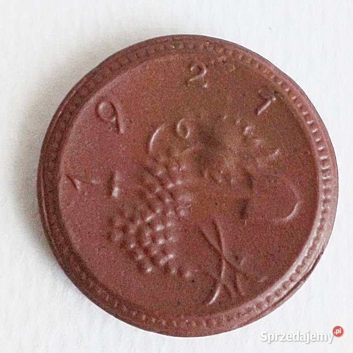 50 PFENNING1921 r SACHSEN PORCELANA ŁADNA RZADKA Legionowo