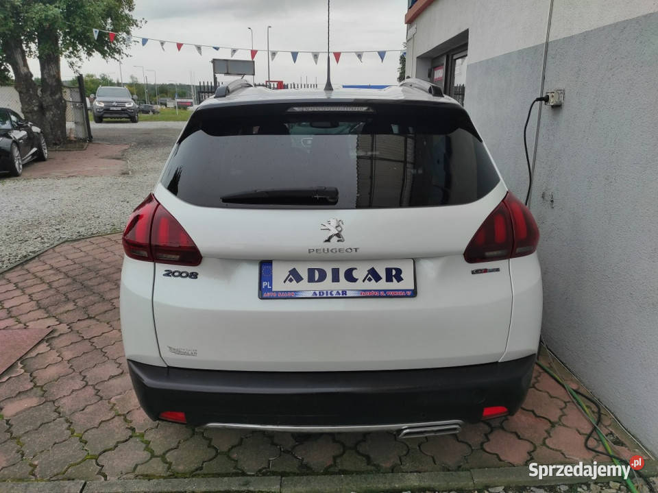 Peugeot 2008 GTline klimatronik biała perła tempomat śląskie Racibórz
