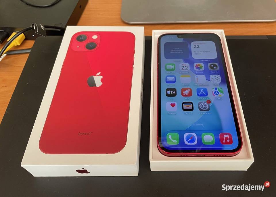 iPhone 13 128GB Red mazowieckie Warszawa