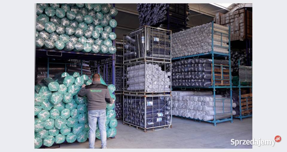 Agrowłóknina czarna przeciw chwastom 16x100m 50g mazowieckie