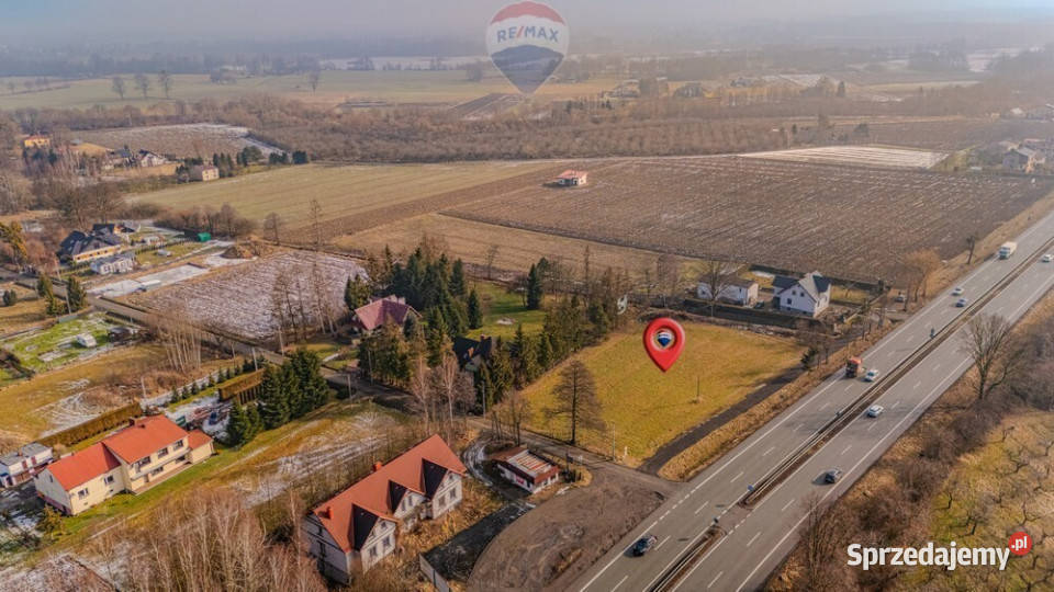 Teren inwestycyjny DK 81 Wisła Katowice 40m Strumień