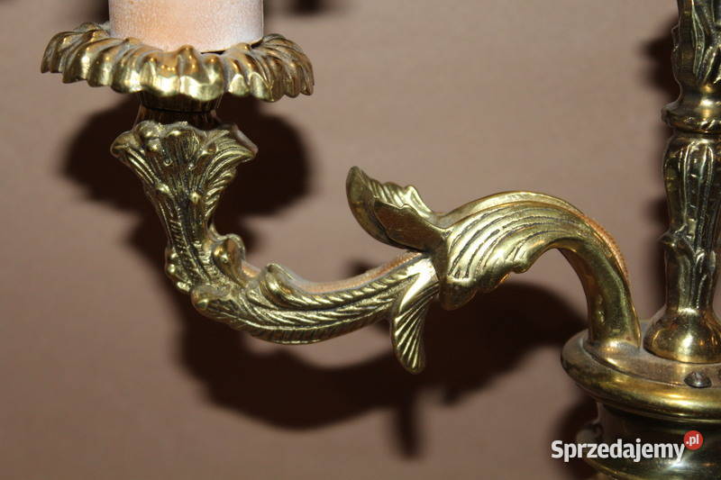 Mosiężna lampka dwuramienna 39 FiaF Szczecin