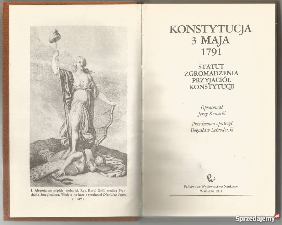 Konstytucja 3 maja 1791 Statut Zgromadzenia Tarnów