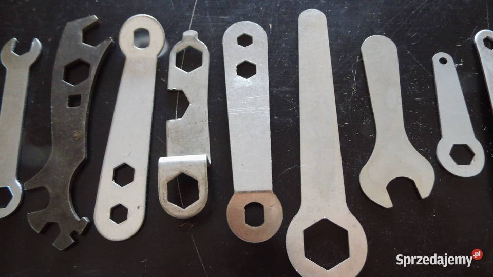 Wielki komplet płaskich kluczy Radzewice