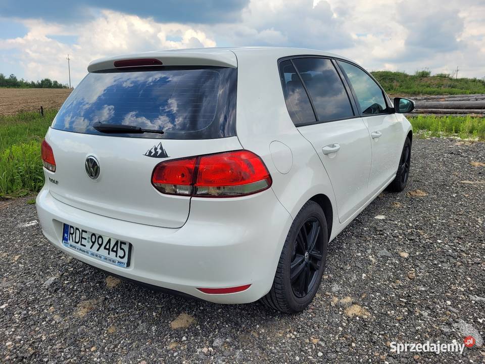 VW Golf 6 14 MPI 80 LPG 2009 Climatronic biały Tarnów sprzedam
