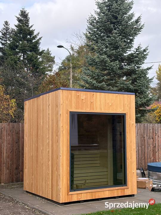 sauna ogrodowa 46 os piec elektryczny świerk Katowice