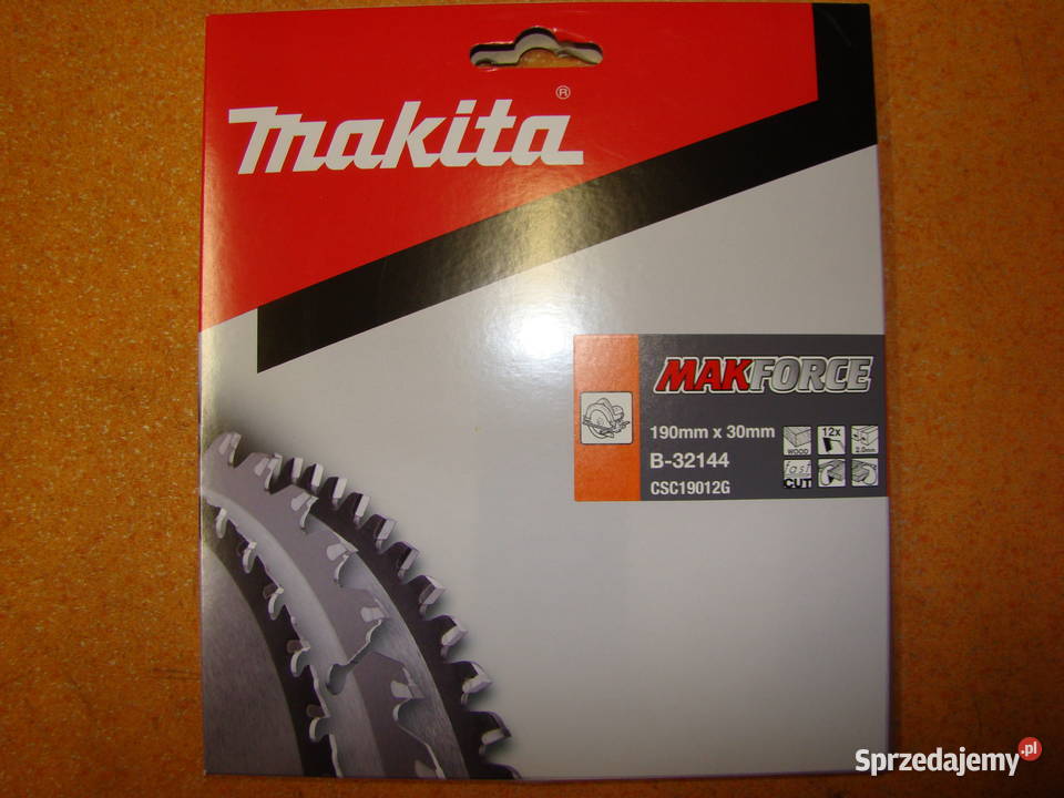 Piła tarczowa widiowa MAKITA fi 190 x fi 30 x 12 Bielsko-Biała