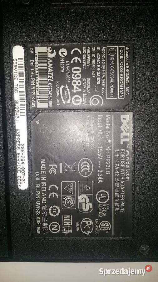 Laptop DELL Latitude 131L PP23LB AMD Turion wielkopolskie Poznań