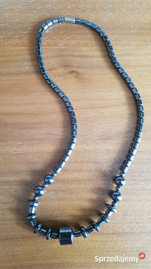 Naszyjnik korale hematyt 44 Biżuteria dla Pań małopolskie Nowy Sącz