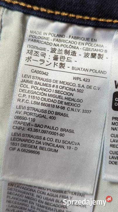 Levis Jeans PC918880012 W24 L30 Blue Skinny sprzedam