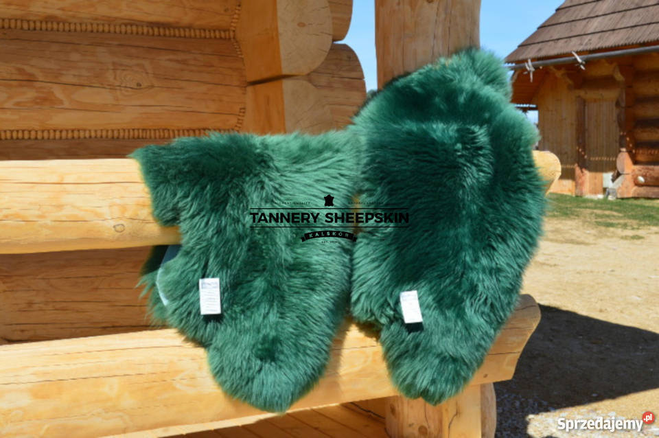 Skóry Owcze Dekoracyjne Naturlane Zielone małopolskie Szaflary sprzedam