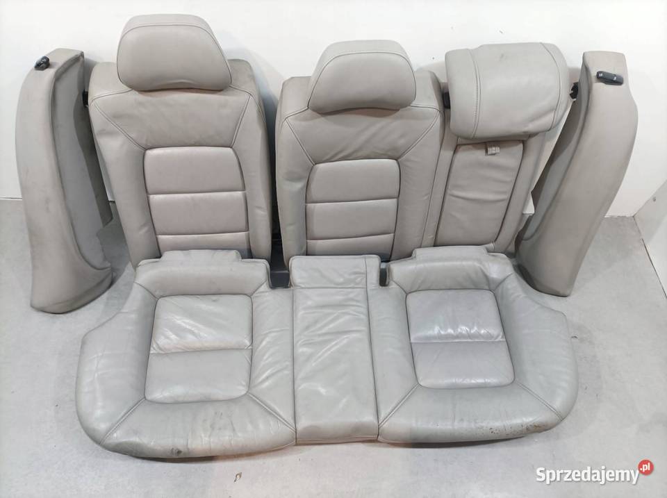 FOTELE PRZÓD KANAPA SKÓRA ELEKTRYCZNY GRZANE