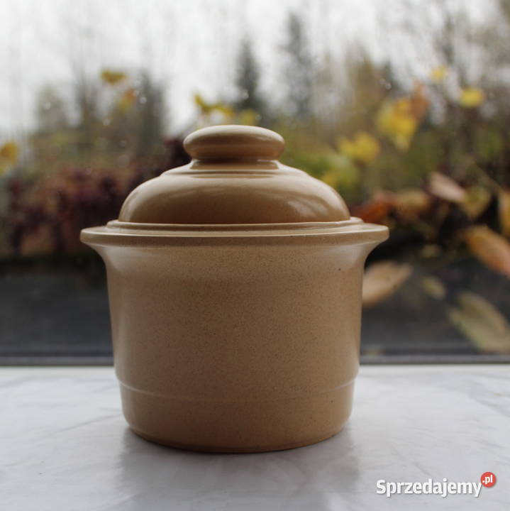 Pojemnik Ceramiczny Z Pokrywką Bolesławiec