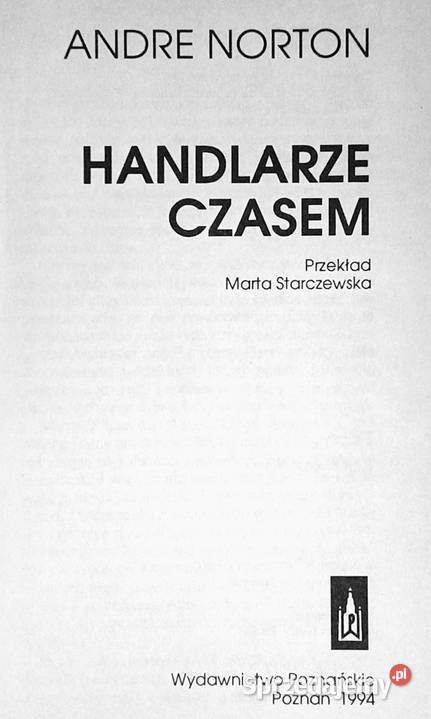 Handlarze czasem Andre Norton Chełm
