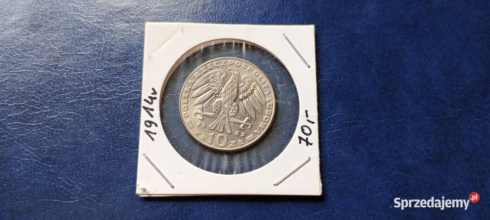 Stare monety 10 złotych 1967 Świerczewski Numizmatyka Lesko