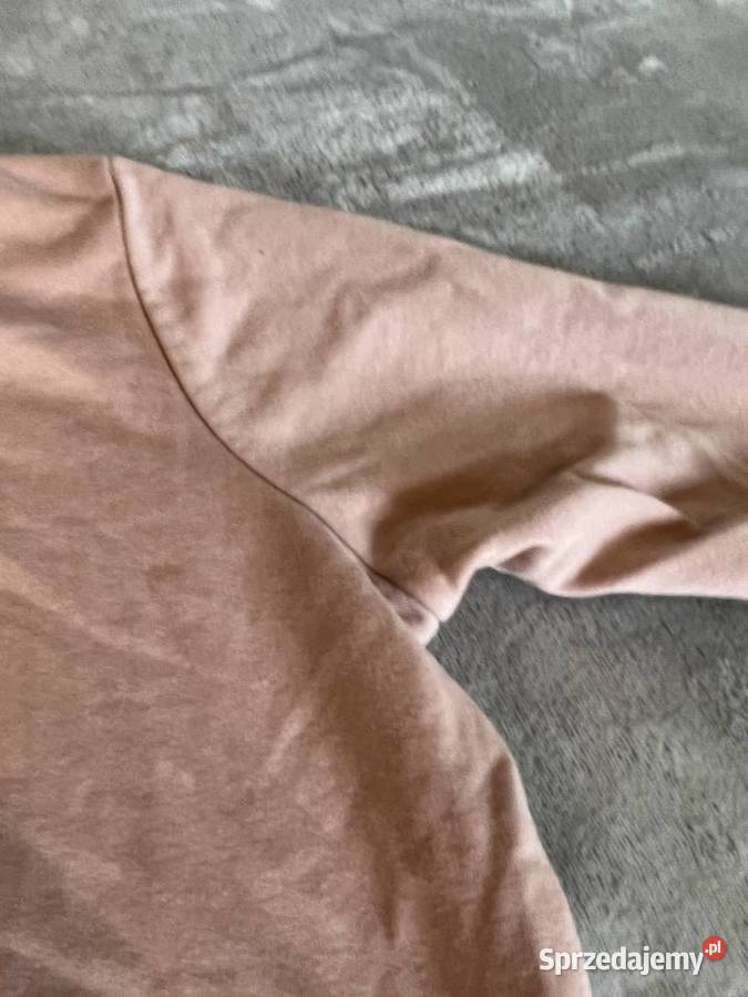 Bluza pudrowo różowa z kapturem Jasło sprzedam