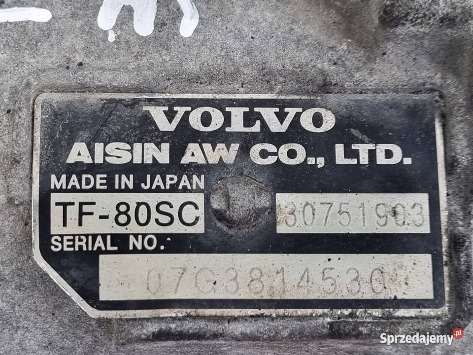 AUTOMATYCZNA SKRZYNIA BIEGÓW Volvo S80 II 24 D osobowe Rudka