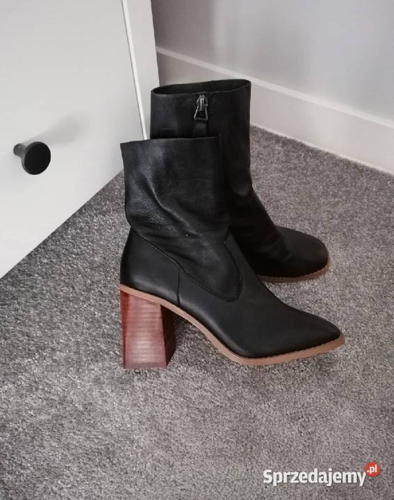nowe skórzane botki Asos rozmiar 37 lubelskie Lublin