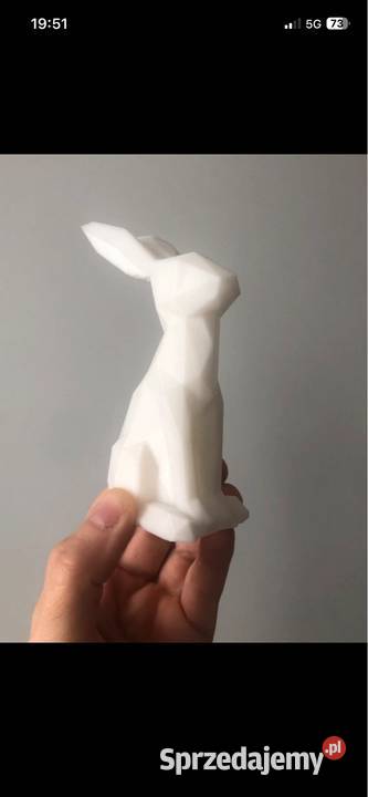 Biały zajączek na Wielkanoc wielkopolskie Kłodawa