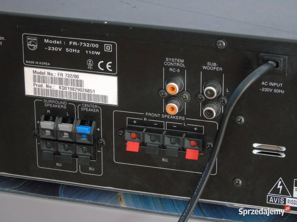 Wzmacniacz z radiem Philips FR732 RDS ładny i Jasło