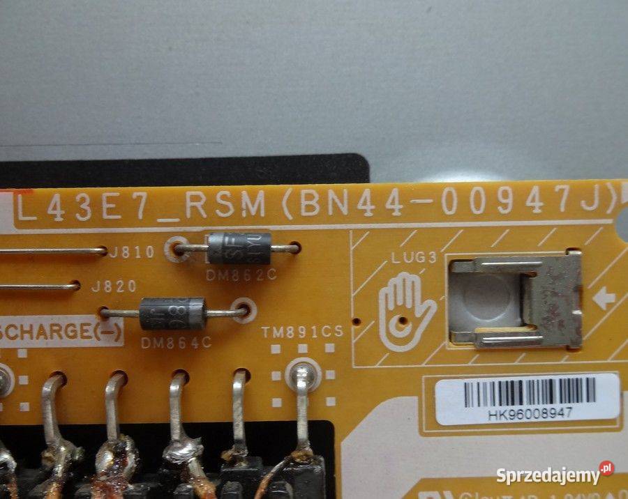 Zasilacz BN4400947J L43E7RSM Samsung UE43RU7092 Szczecin
