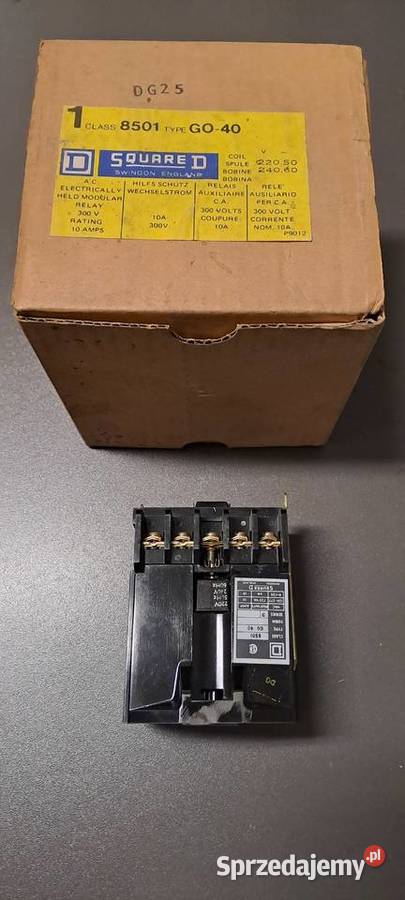 Stycznik Squared 8501 GO40 cewka 220V AC małopolskie Myślenice