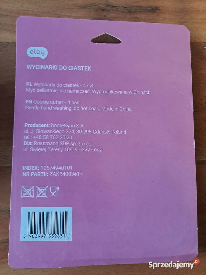Cookie cutter wykrawacze do ciastek muffin Warszawa