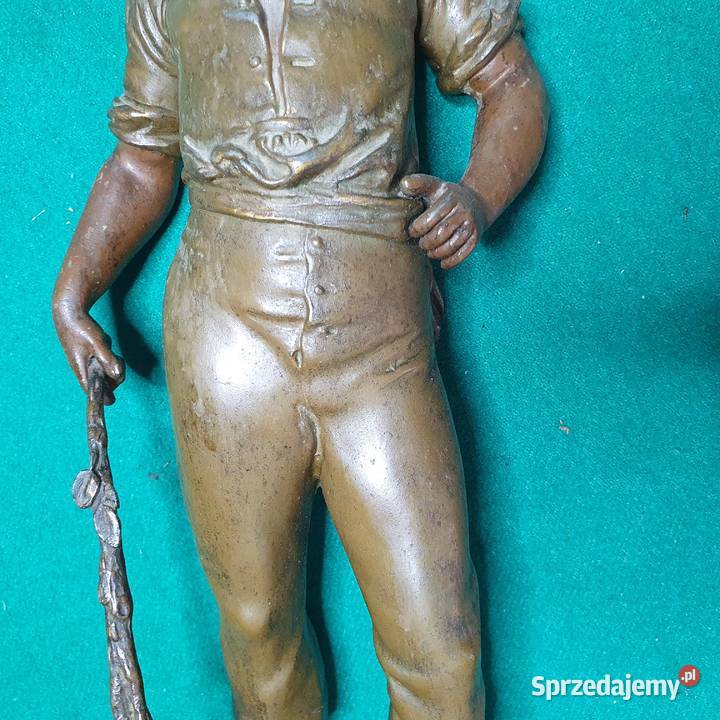 Figura ze starego zegara kominkowego 35 stop sprzedam