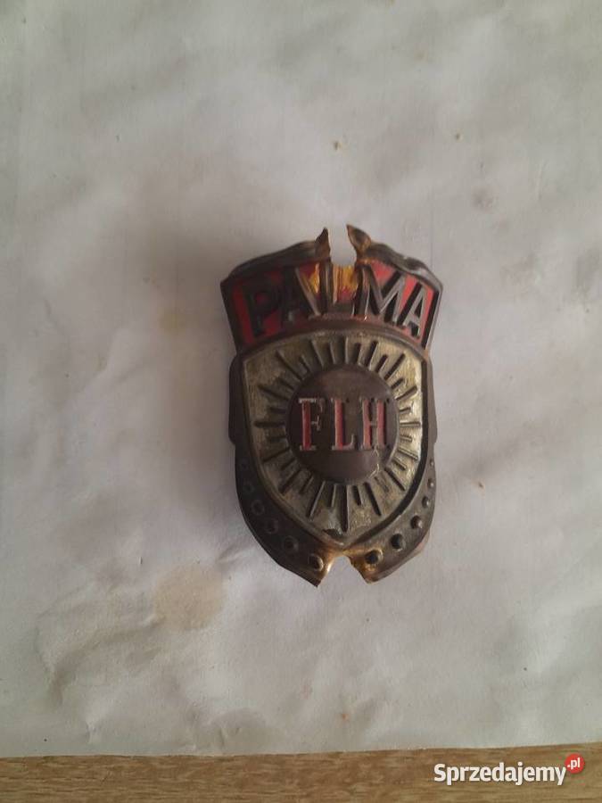 Przedwojenny emblemat rowerowy Konstantki