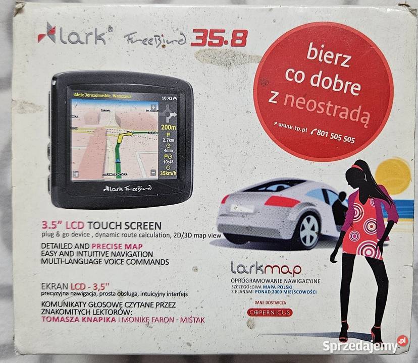 Nawigacja samochodowa LARK 358 Kraków