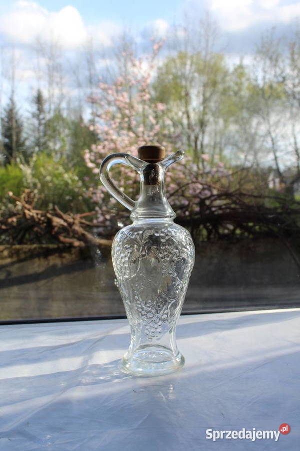 Malaga Z Korkiem Ozdobna Wazon Butelka Szklana Pozostałe