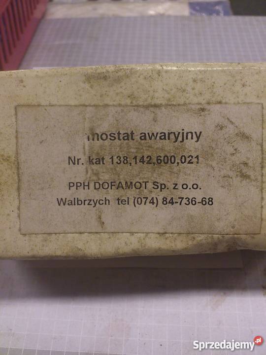 Termostat ogrzewania awaryjny 138142600021 ciężarowe Gdynia